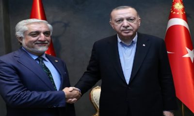 Cumhurbaşkanı Erdoğan, Afganistan Millî Uzlaşı Yüksek Konseyi Başkanı Abdullah ile görüştü