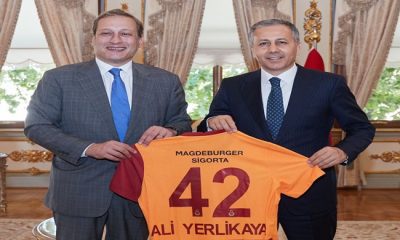 Galatasaray Başkanı Burak Elmas, Vali Yerlikaya’yı Ziyaret Etti