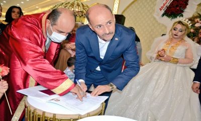 Başkan Yavuz Gazi Topçu’nun Nikah Şahidi Oldu