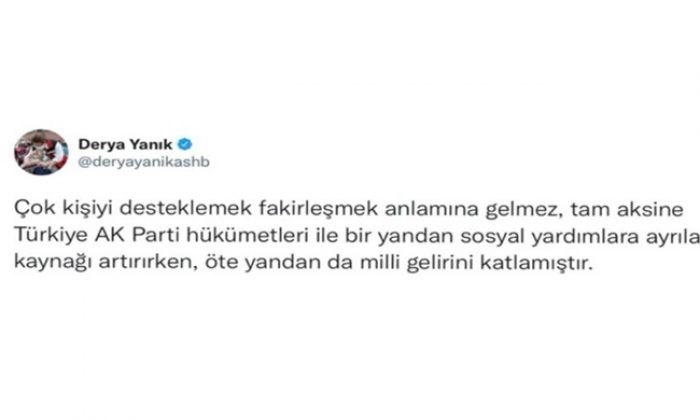 Sosyal devlet olmanın gereğini yerine getirmeye devam edeceğiz