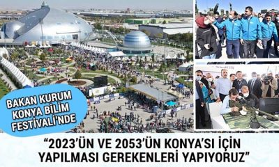 Bakan Kurum 8. Konya Bilim Festivali’ne Katıldı