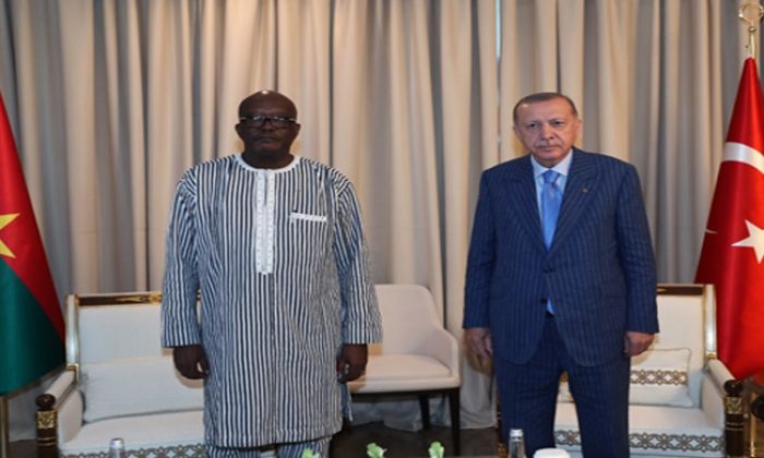 Cumhurbaşkanı Erdoğan, Burkina Faso Cumhurbaşkanı Kabore ile görüştü