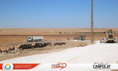 HALİLİYE BELEDİYESİNDEN 4 KIRSAL MAHALLEDE YOL ÇALIŞMASI