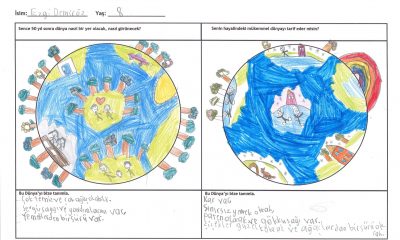 Dünya’yı Çiz Projesi’ne örnek çizimleri İle öncülük ettiler