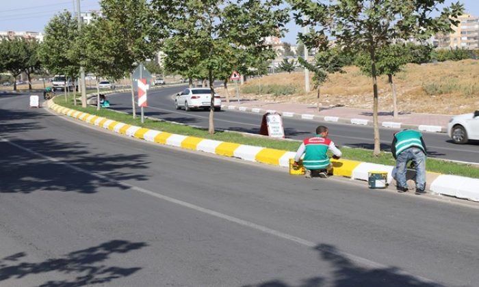 KARAKÖPRÜ’DE BORDÜR BOYAMA VE YENİLEME ÇALIŞMASI YAPILDI