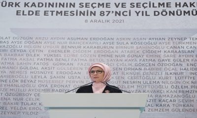 “TÜRK KADINININ GÜÇLÜ BİR AKLI, GÜÇLÜ BİR YÜREĞİ VE GÜÇLÜ BİR MANEVİYATI VARDIR”