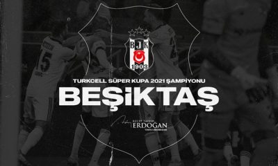 TFF Turkcell Süper Kupa 2021’i kazanan @Besiktas ’ı ve tüm Beşiktaş camiasını en içten dileklerimle tebrik ediyorum