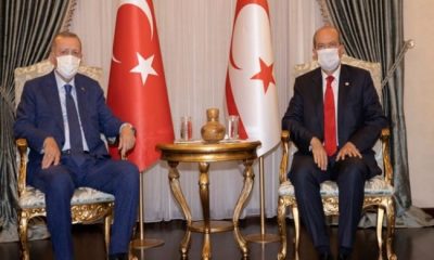 Cumhurbaşkanı Ersin Tatar, Covid-19 testleri pozitif çıkan Türkiye Cumhuriyeti Cumhurbaşkanı Recep Tayyip Erdoğan ve eşi Emine Erdoğan için geçmiş olsun mesajı yayımladı