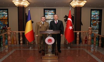 Millî Savunma Bakanı Hulusi Akar, Romanya Genelkurmay Başkanı Orgeneral Daniel Petrescu’yu Kabul Etti