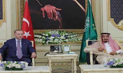 Cumhurbaşkanı Erdoğan, Suudi Arabistan Al-Salam Sarayı’nda