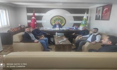 AK PARTİ AĞRI İL BAŞKAN VEKİLİ GÜNGÖR `DEN BAŞKAN SAMANCI `YA  ZİYARET