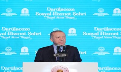 Cumhurbaşkanı Erdoğan, Darülaceze Sosyal Hizmet Şehri temel atma törenine katıldı