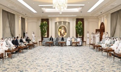 President Kassym-Jomart Tokayev meets with UAE President Sheikh Mohamed bin Zayed Al Nahyan