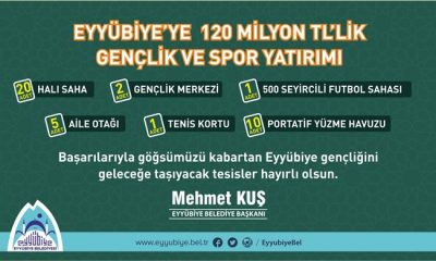 Başkan Kuş’tan Eyyübiye’ye 120 Milyon TL’lik 39 Yeni Yatırım Müjdesi