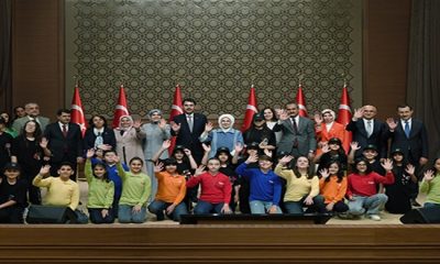 Emine Erdoğan, “Çevre Dostu 1000 Okul Projesi Ödül Töreni”ne katıld