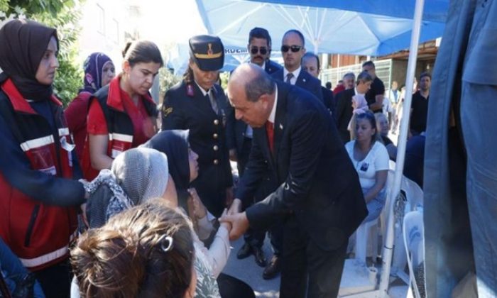 Cumhurbaşkanı Ersin Tatar, şehit düşen Piyade Uzman Çavuş Remzi Nişan’ın ailesine taziye ziyaretinde bulundu