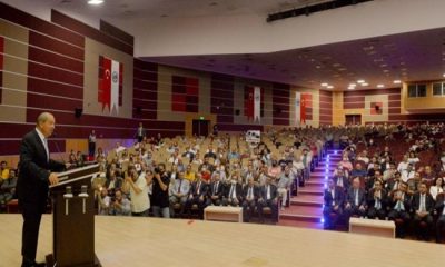 Karamanoğlu Mehmetbey Üniversitesi’nde konferans veren Cumhurbaşkanı Ersin Tatar vurguladı