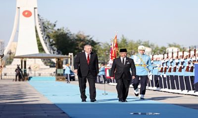 Malezya Kralı Sultan Abdullah Şah Cumhurbaşkanlığı Külliyesinde