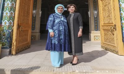 Emine Erdoğan, Semerkant’ın “Ebedi Şehir” olarak anılan bölgesini gezdi