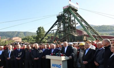 Cumhurbaşkanı Erdoğan, patlama yaşanan TTK Amasra Müessesesi’ne ait maden ocağında incelemelerde bulundu