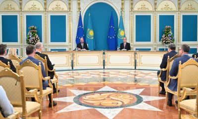 Joint press statement of the President of the Republic of Kazakhstan, Kassym-Jomart Tokayev and the President of the European Council, Charles Michel