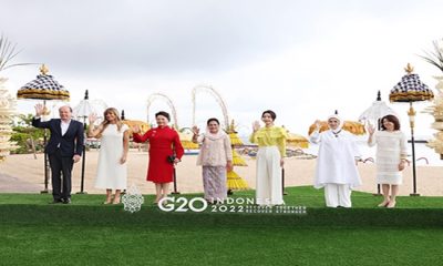 Emine Erdoğan, G20 Liderler Zirvesi için bulunduğu Endonezya’da lider eşleriyle bir araya geldi