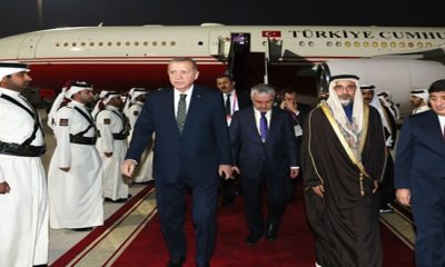 Cumhurbaşkanı Erdoğan Katar’da