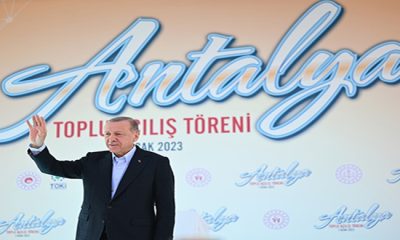 Cumhurbaşkanı Erdoğan, Antalya’da toplu açılış törenine katıldı