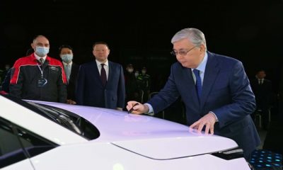 Мемлекет басшысы Қостанайда Kia автомобильдерінің шағын тораптық өндірісін (CKD) іске қосты