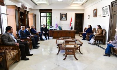 Meeting of the Ambassador with the President of Damascus University