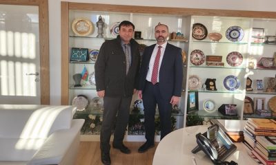 ÖMER EROĞLU `NDAN BAYBURT ÜNİVERSİTESİ REKTÖRÜ PROF.DR. MUTLU TÜRKMEN `E ZİYARET