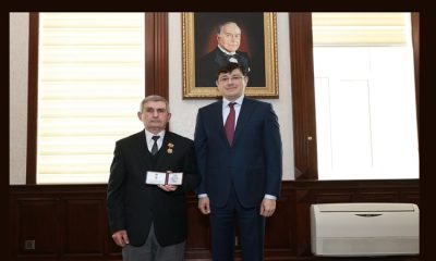 Baş redaktora “Diaspor fəaliyyətində xidmətə görə” medalı təqdim edilib