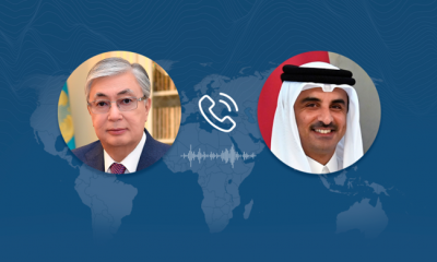 President Kassym-Jomart Tokayev had a telephone conversation with Amir of the State of Qatar Sheikh Tamim bin Hamad Al Thani