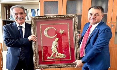 BEKİR AYAZ`DAN TÜRK OCAKLARI EĞİTİM VE KÜLTÜR VAKFI MÜTEVELLİ HEYETİ BAŞKANI PROF. DR. ORHAN KAVUNCU `YA ZİYARET