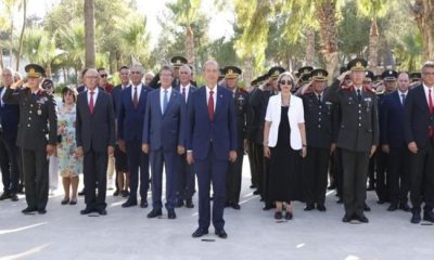 Cumhurbaşkanı Ersin Tatar, 20 Temmuz Barış ve Özgürlük Bayramı dolayısıyla Boğaz Şehitliği’nde düzenlenen törende vurguladı