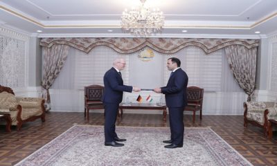 Presentation of copies of the Credentials of the German Ambassador