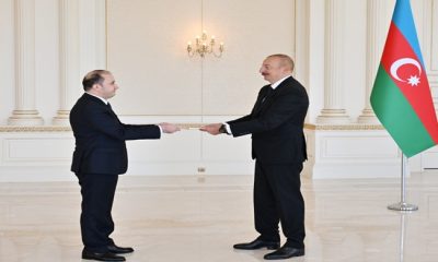 Presentation of credentials of the Ambassador of Tajikistan to the President of Azerbaijan