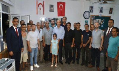 Cumhurbaşkanı Ersin Tatar, Maraş Birlik ve Dayanışma Derneği’nde Kıbrıs konusu ve güncel konularda bilgilendirme toplantısı gerçekleştirdi