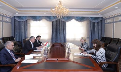 Meeting of the Minister of Foreign Affairs with the Acting Head of the OSCE Program Office in Dushanbe