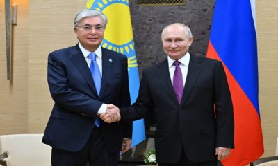 Devlet başkanı Rusya Devlet Başkanı Vladimir Putin ile görüştü