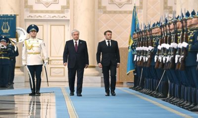 Kazakistan ve Fransa cumhurbaşkanları dar formatta müzakerelerde bulundu