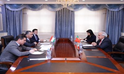 Meeting of the First Deputy Minister of Foreign Affairs of the Republic of Tajikistan with the Special Envoy of Portugal