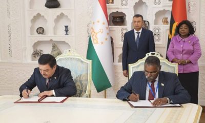 Signing of the Program of Cooperation between the Ministries of Foreign Affairs of Tajikistan and Angola