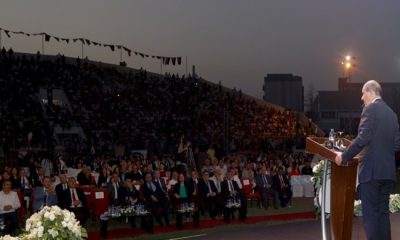 Cumhurbaşkanı Ersin Tatar, Doğu Akdeniz Üniversitesi’nin mezuniyet töreninde konuştu